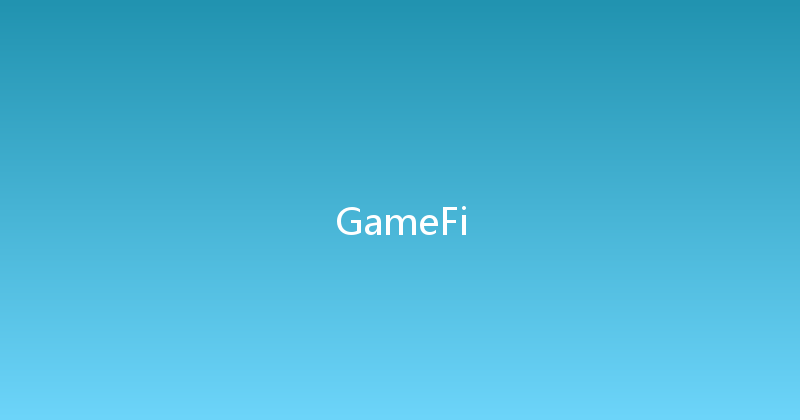 GameFi 