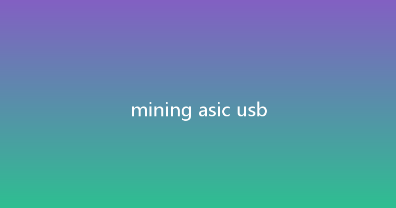 mining asic usb 