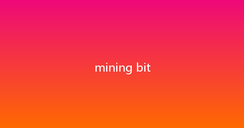 mining bit 